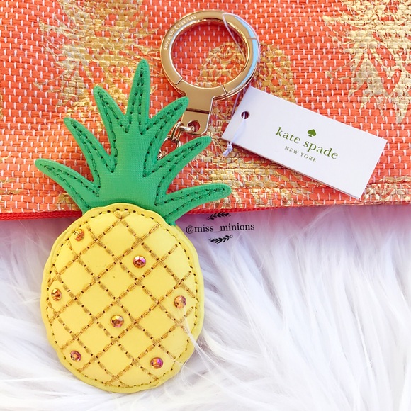 kate spade Accessories - Kate Spade Pineapple Keychain